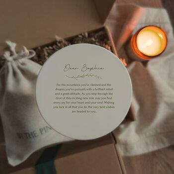 Personalised New Job Candle Gift, 2 of 7