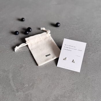 Wolf Sterling Silver Earrings, 7 of 10