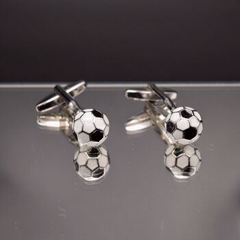 Soccer Ball Cufflinks Gift Football Player, 2 of 5