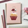 Ladybird And Cupcake Card, thumbnail 1 of 4
