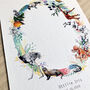 Personalised J To S Pastel Wildlife Letter Print, thumbnail 2 of 12