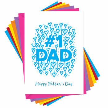 Number One Dad Father's Day Card, 2 of 3
