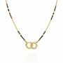 Delicate Twin Ring Dokiya Mangalsutra Necklace, thumbnail 4 of 5