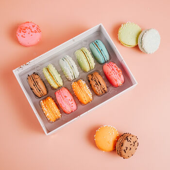 10 Piece Classic Macaron Gift Box, 3 of 3