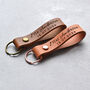 Personalised Engagement Gift; Wife And Husband To Be Keyring Set, thumbnail 2 of 8