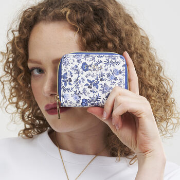 Blue Ditsy Purse Small, 2 of 7
