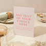 Wedding Menu Table Sign A4 Sturdy Foamex Modern Layout, thumbnail 2 of 5