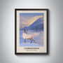 Cairngorms National Park Travel Poster Art Print, thumbnail 1 of 8