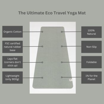 Qi Eco Travel Eco Yoga Mat, 2 of 8