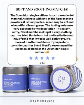 Single Cultivar Saemidori Matcha, 9 of 9