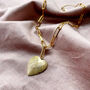 Heart And Chunky Chain Necklace, thumbnail 2 of 10