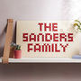 Family Name Cross Stitch Board Embroidery Kit, thumbnail 3 of 4