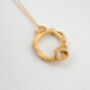 Moonstone And Gold Vermeil Plated Eternity Necklace, thumbnail 6 of 9