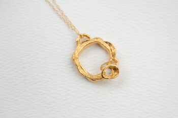 Moonstone And Gold Vermeil Plated Eternity Necklace, 6 of 9