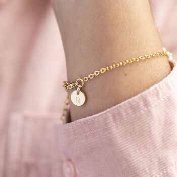 Personalised Infinity Bracelet With Pearl Detail, 8 of 11