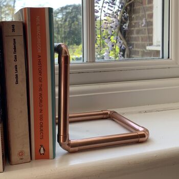 Copper Bookends, Pair Of Handmade Bookends, 7 of 7