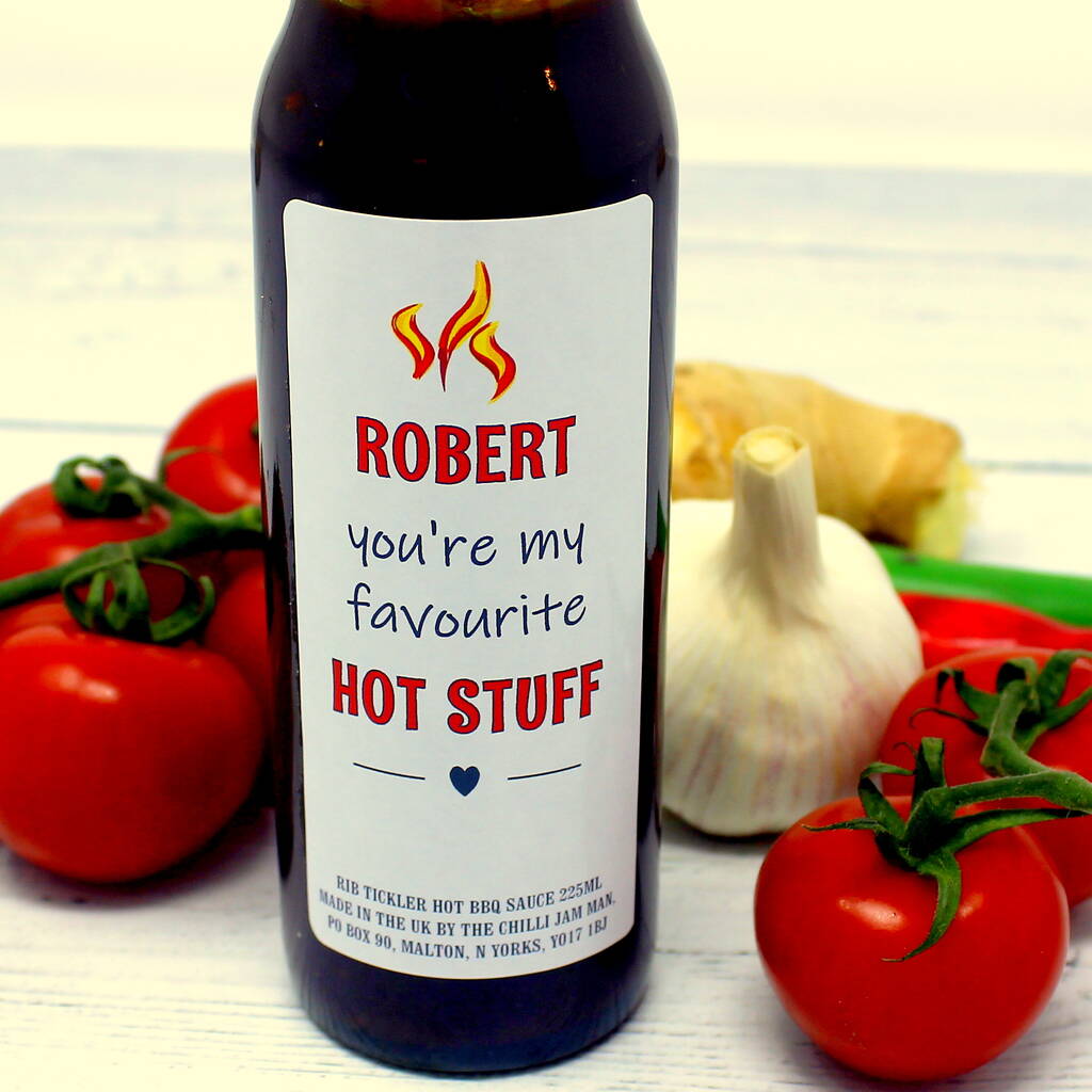 'Hot Stuff' Personalised Chilli Sauce, 1 of 5