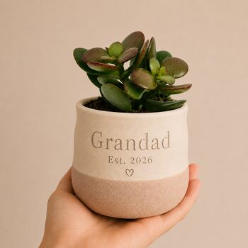 Personalised Plant Pot Gift For Dad, Daddy, Grandad, 4 of 6