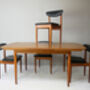 Four 1970’s Mid Century Dining Chairs By Schreiber, thumbnail 3 of 7