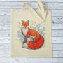 Fox Magic Gusseted Tote Bag, thumbnail 1 of 5