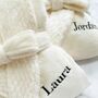 Personalised Embroidered Robe Dressing Gown, thumbnail 1 of 4