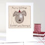 Personalised Dog Christmas Card For Her, Mum, Grandma, thumbnail 1 of 12