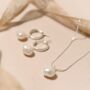 Quinn | Freshwater Baroque Pearl Hoop Earrings In Sterling Silver Or 14k Gold Fill, thumbnail 11 of 12
