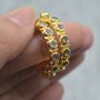Labradorite Hoop Earrings: Silver Or Gold, thumbnail 9 of 12