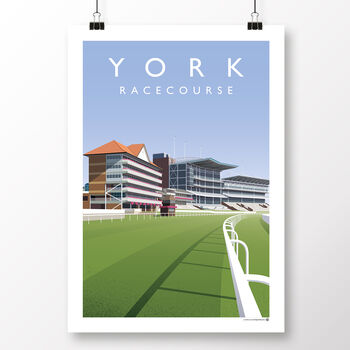 York Racecourse Poster, 2 of 7