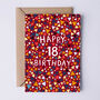 18th Birthday Card For Men, Geometric 18th Card, For Him, thumbnail 1 of 2