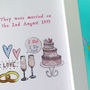 Personalised Wedding Anniversary Story Print, thumbnail 7 of 8