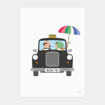 London Taxi Print, 2 of 2
