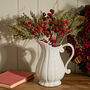 Littondale Classical Ivory Ceramic Jug Vase, thumbnail 1 of 8