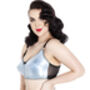 Retro Satin Non Wired Bra Bride Gift, thumbnail 4 of 12