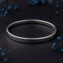 Personalised Sterling Silver Hinged Bangle, thumbnail 3 of 11