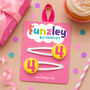 4th Birthday Hair Clips, thumbnail 1 of 2