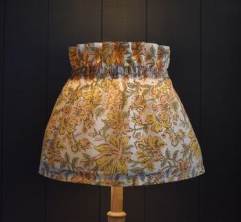 Dolly Floral Gathered Scrunchie Lampshade, 2 of 3