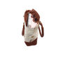 Brown And White Pony Hair Florence Tote Handbag, thumbnail 5 of 8