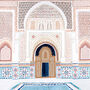 Medersa Ben Youssef, Marrakech Morocco Travel Art Print, thumbnail 7 of 8