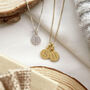 Personalised Initial Disc Necklace, thumbnail 1 of 12