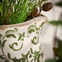 Irina Green Botanical Pitcher Jug Vase, thumbnail 4 of 8