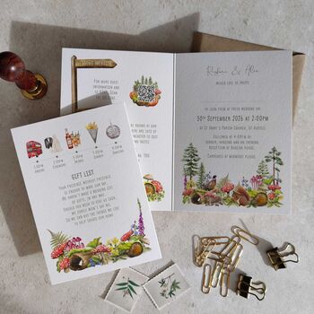 Woodland Wedding Invitation Suite, 12 of 12