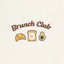Brunch Club Embroidered Tote Bag, thumbnail 2 of 2