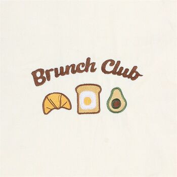 Brunch Club Embroidered Tote Bag, 2 of 2
