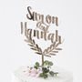 Personalised Grecian Wedding Cake Topper, thumbnail 9 of 11