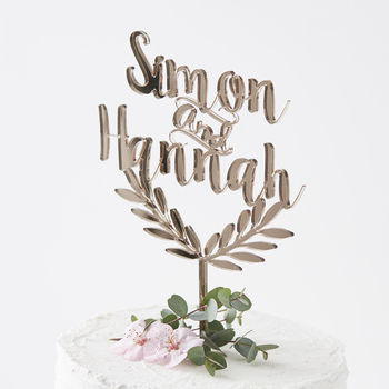Personalised Grecian Wedding Cake Topper, 9 of 11