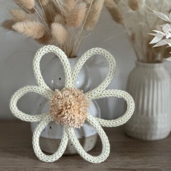 Knitted Wire Daisy, 3 of 7