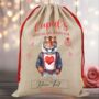 Personalised Valentine Animal Love Heart Cupid Sack, thumbnail 11 of 12