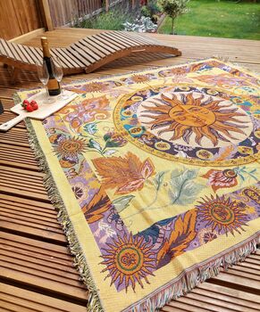 Sunshine Furniture Throw And Blanket, 4 of 9