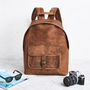 Zip Round Leather Backpack, thumbnail 4 of 7